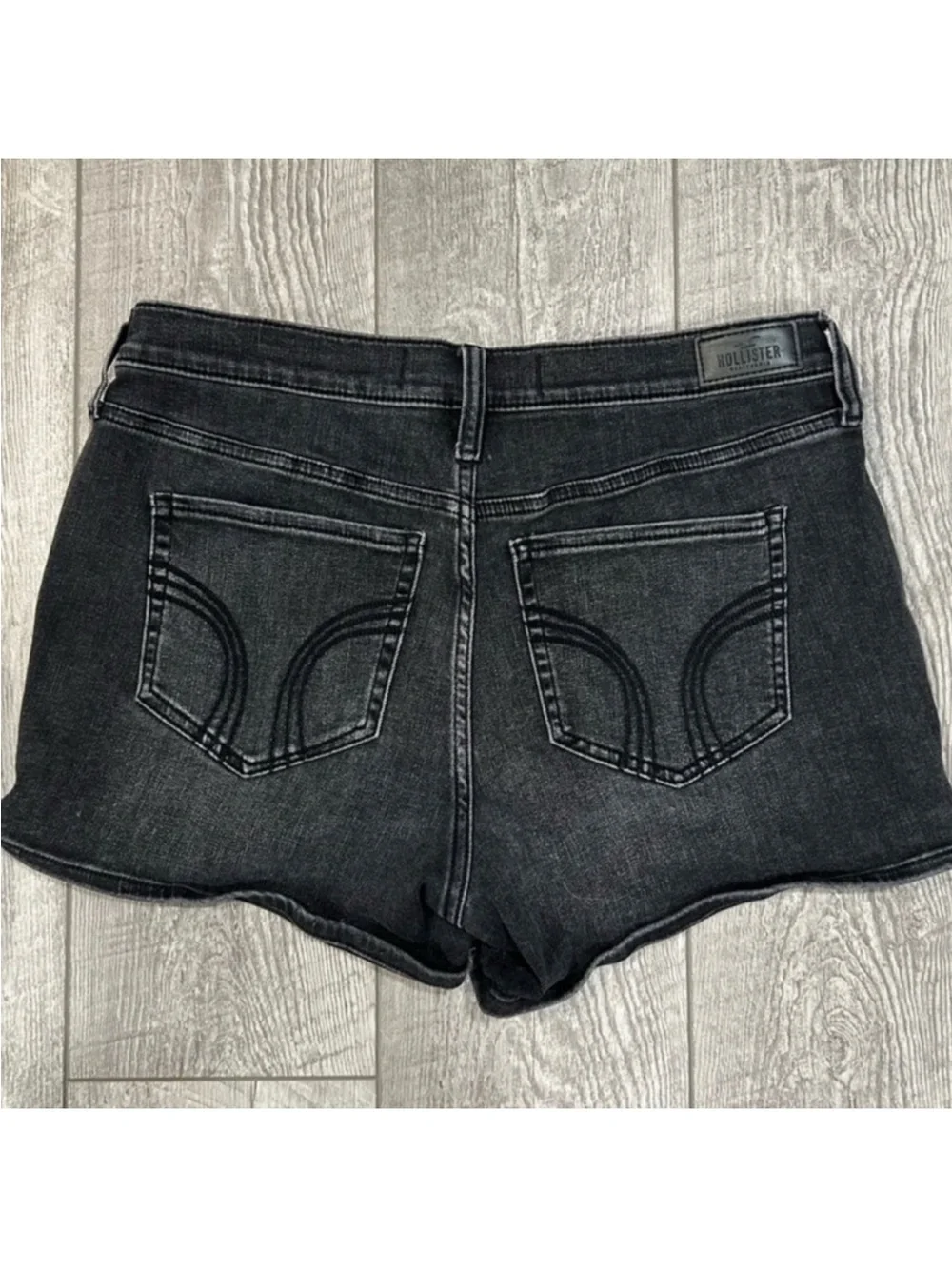 Hollister Black Denim Shorts